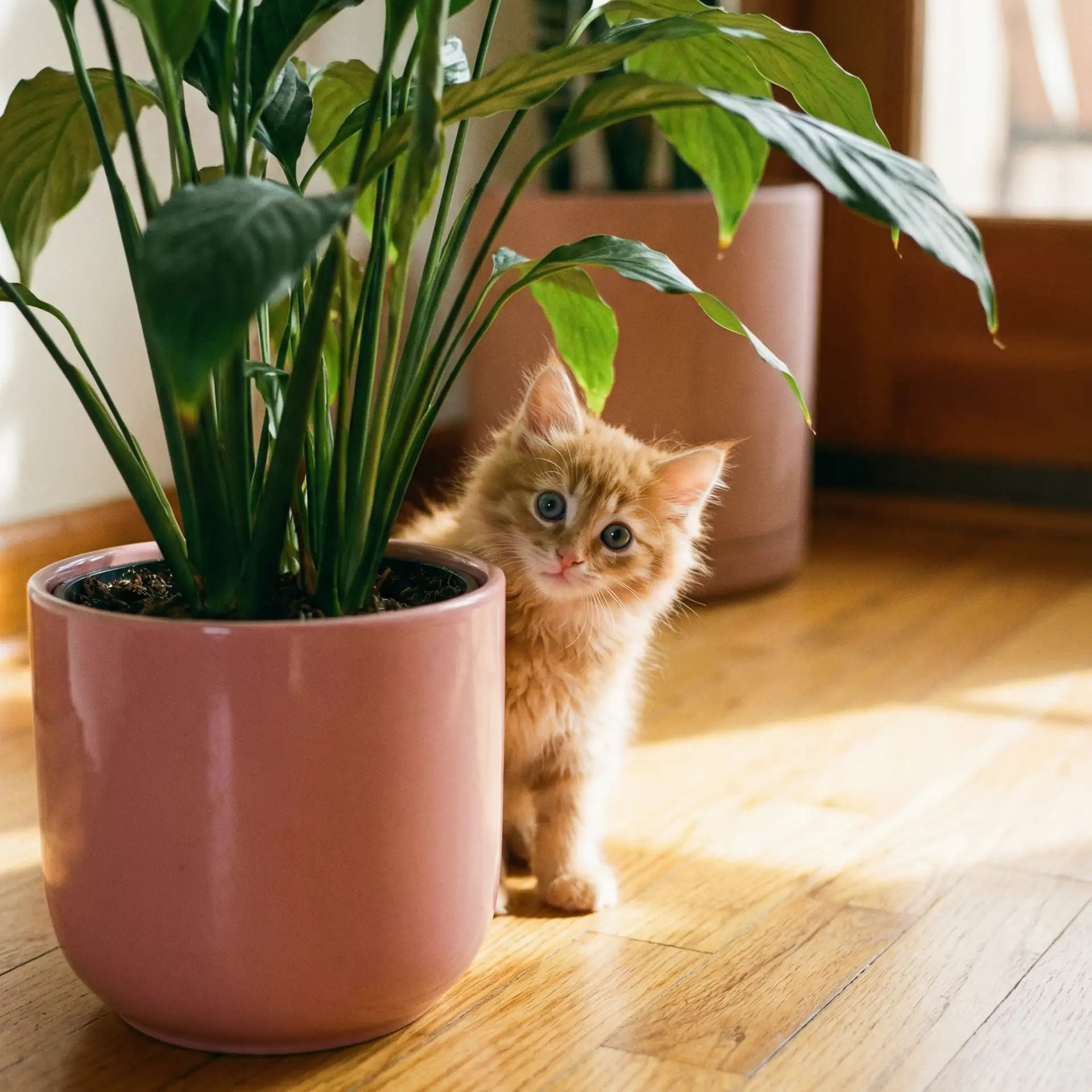 小猫从花盆后探头 - 善良的秘书滋味2