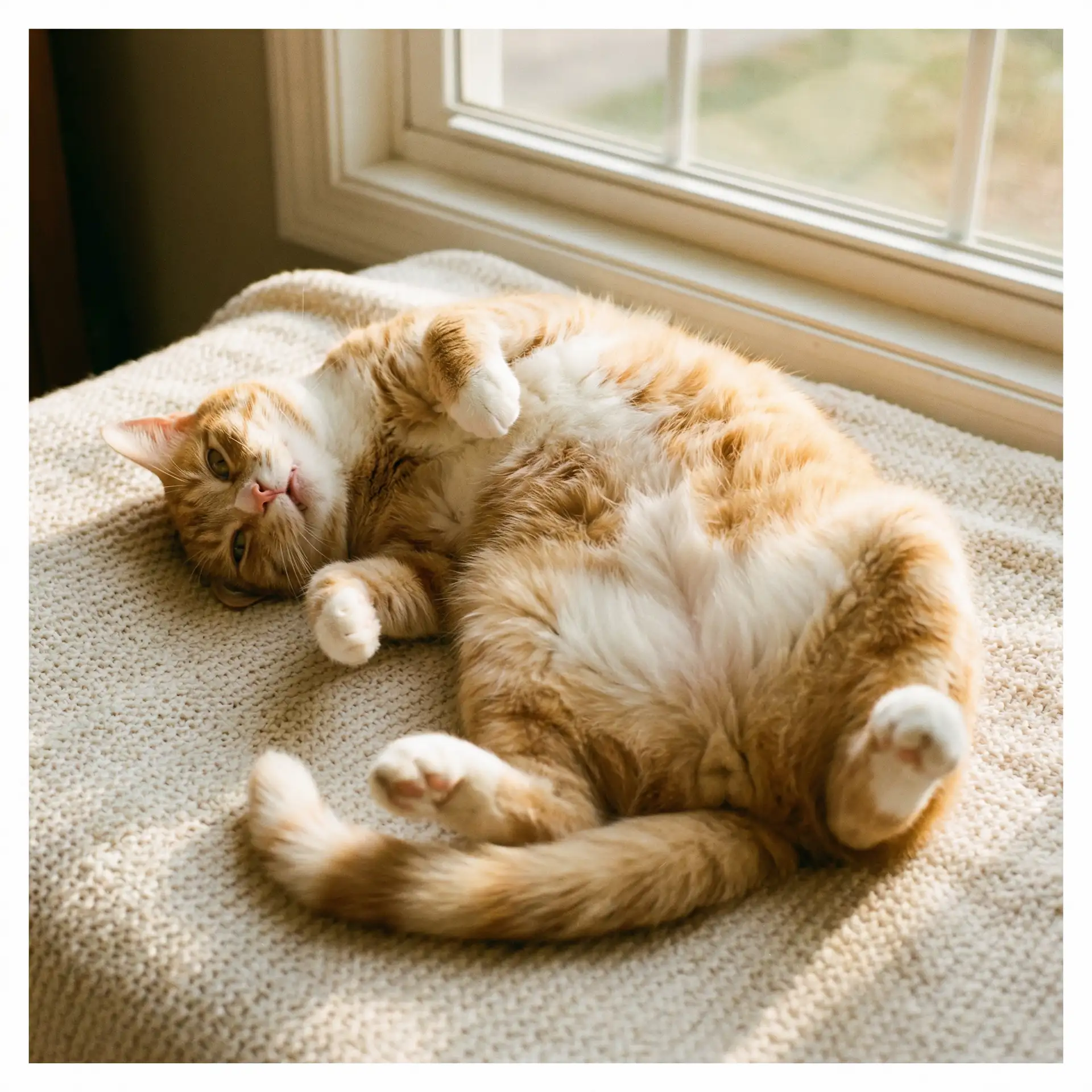 猫咪仰躺露出肚皮 - 善良的秘书滋味2